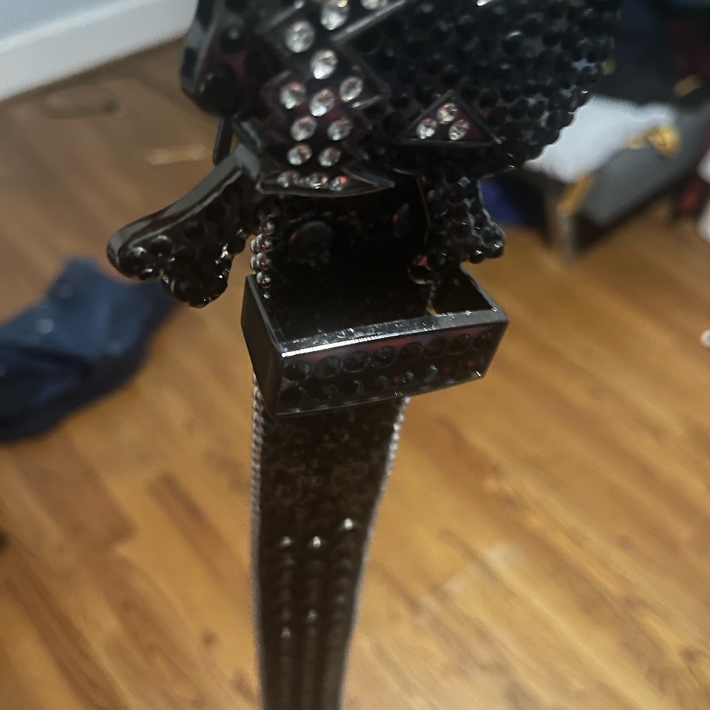 black y2k belt
